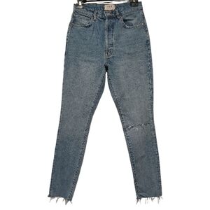 We the Free High‎ Rise Slim Jean Buttoned Closure Jeans Size 28